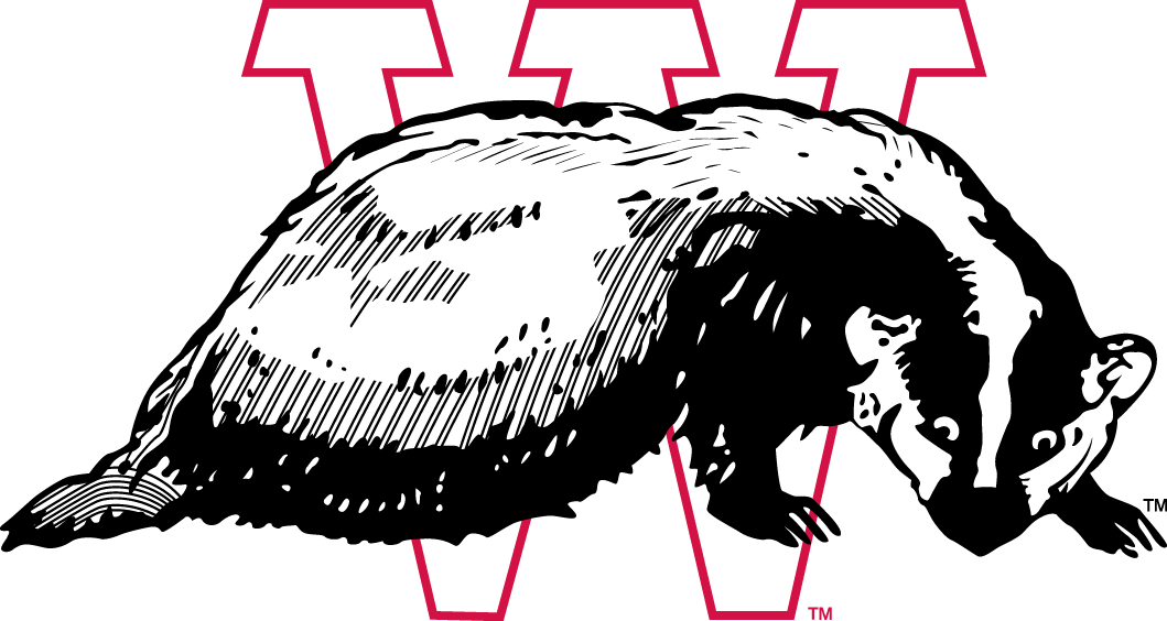 Wisconsin Badgers 1936-1947 Primary Logo iron on paper